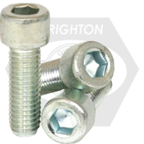 7/16"-14 x 2 1/4" Socket Head Cap Screws, Coarse, Alloy, Zinc-Bake Cr+3, Partially Threaded, Qty 50