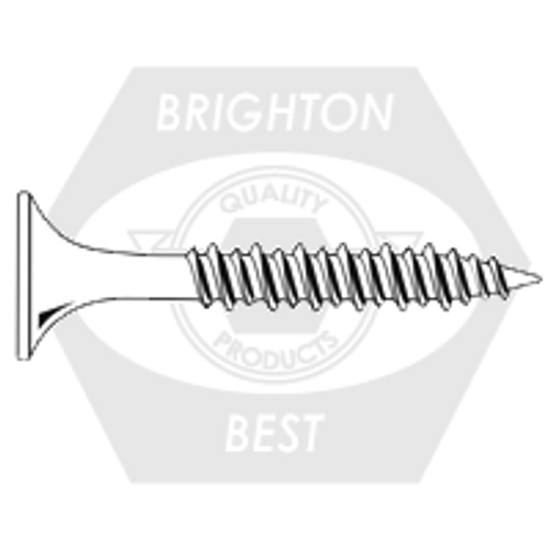 #6-18 x 2 1/4" Drywall Screws, Bugle, Phillips, Phosphates, Qty 5