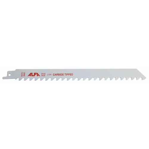 Alfa Tools RSTC12783 12" 3 TPI Carbide Tipped Reciprocating Blade