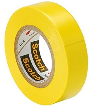3M Scotch¨ Vinyl Color Coding Electrical Tape I 35 - 1/2" Wide, 20 feet, Yellow (1 Roll)