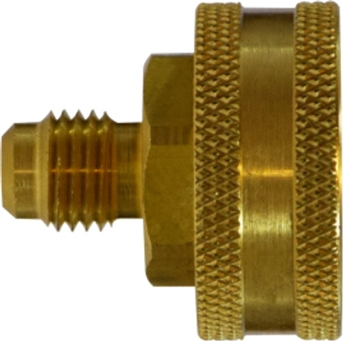 Midland Metal 30139 Straight Swivel Adapter, 1/2 in Male Flared x 3/4 in FGH, Brass Midland Metal 30139 Straight Swivel Adapter, 1/2 in Male Flared x 3/4 in FGH, Brass