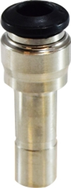Midland Metal 20760N Reducer, 12 mm Push-In x 12 mm Push-In, Brass, Nickel-Plated