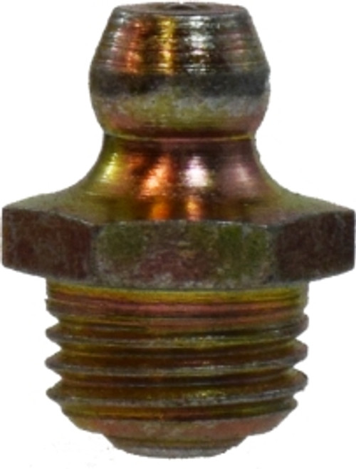 Midland Metal 36188 Ball Check, 3/8-24 Thread, 0.437 in Hex, Steel, 0.65 in OAL