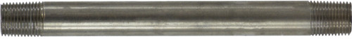 Midland Metal 49007 Welded Pipe Nipple, 1/8 in MPT x 1/8 in MPT, 4 in L, Stainless Steel, SCH 40 Schedule