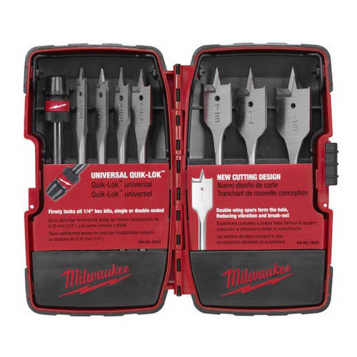 Milwaukee I BIT KIT FLAT BORING 8 PC