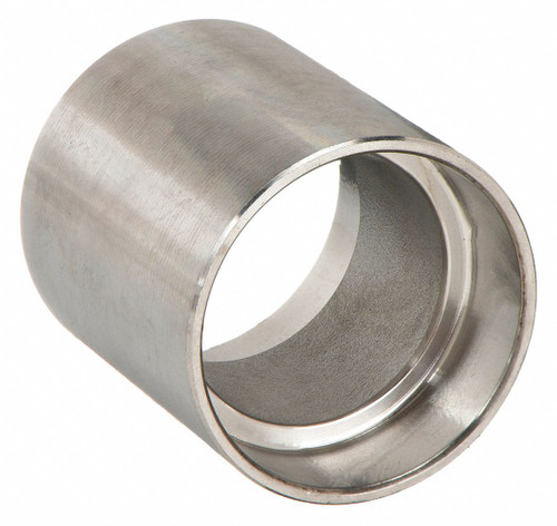 Midland Metal 62420B Outside Diameter Machine Coupling, 3 in FPT x 3 in FPT, Stainless Steel, 150 lb