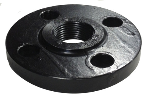 Midland Metal 107062 Raised Face Flange, 1 in Threaded, Steel, 4 -Bolt Hole, 150 lb