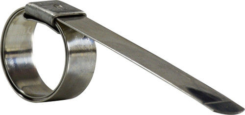 Midland Metal KS10 Preformed Clamp, 2-1/2 in Nominal, 301 Stainless Steel, 5/8 in W, 0.03 in Thick