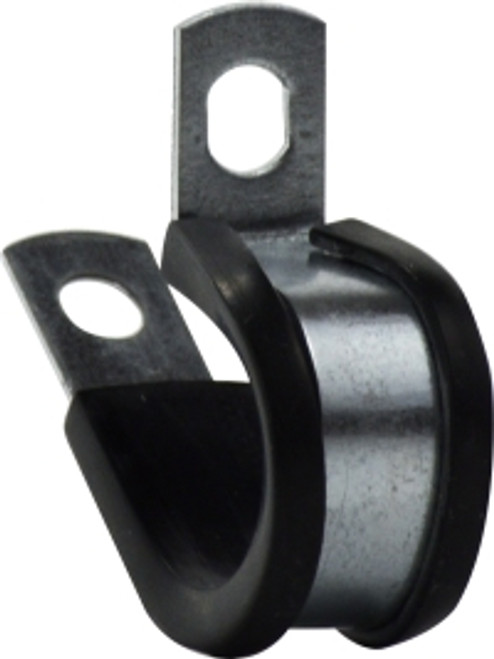 Midland Metal 96310 Rubber Lined Clamp, 3/4 in Nominal, 304 Stainless Steel