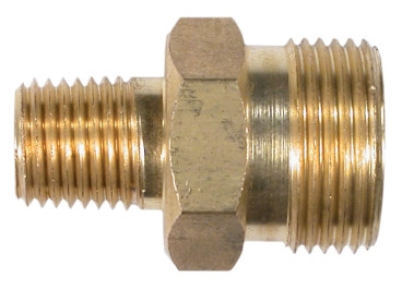 Midland Metal 86002 Quick Disconnect High Pressure Coupling, M22 Metric Screw x 3/8 in MNPT, Brass