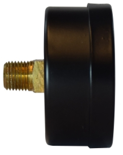 Midland Metal 80512 Pneumatic Pressure Gauge, 1-1/2 in Dial, 0 to 30 psi Measuring Range, 1/8 in Connection