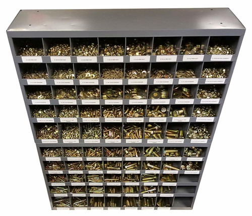5100 Piece Grade 8 USS Bolt Assortment Hex Head Cap Screws, Flat and Lock Washers, Hex and Lock Nuts