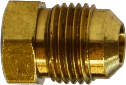 Midland Metal 10062 Plug, 1/8 in Flared, Brass