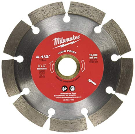 Milwaukee I 4 1/2" TUCK POINT SEGMENTED