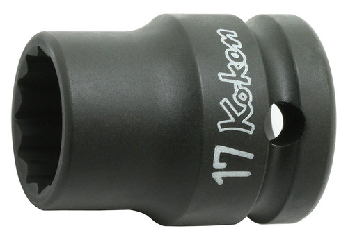 Koken 14406M-14 | 1/2" Sq. Drive 12 point Sockets, Thin Walled