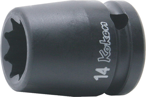 Koken 14415M-19 | 1/2" Sq. Drive Double Square Sockets