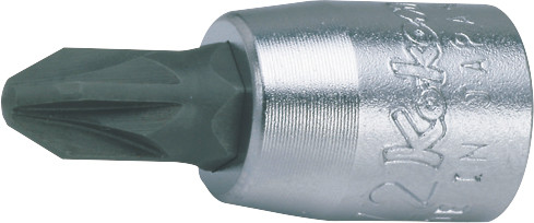 Koken 2000.28-PZ2 | 1/4" Sq. Drive, PZ Bit Socket