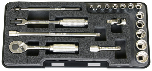 Koken P2281A-12P | 1/4" Sq. Drive, Socket set