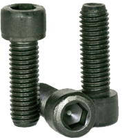 5/8"-11 x 5 1/4" Socket Head Cap Screws, Thermal Black Oxide, Partially Threaded, Coarse, Alloy Steel, Qty 10
