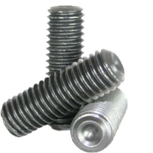 M2-0.40 x 10 mm Socket Set Screws, Cup Point, Thermal Black Oxide, Grade 45H, Coarse, ISO 4029 / DIN 916, Qty 100