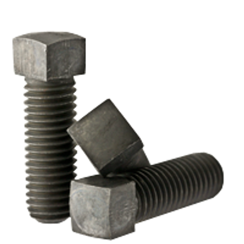 1/2"-13 x 1 3/4" Square Head Set Screws, Cone Point, Plain, Coarse, Fully Threaded, Case Hardened, Qty 50