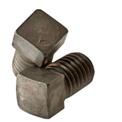 5/16"-18 x 1 1/2" Square Head Set Screws, Cup Point, Coarse, Fully Threaded, Alloy Steel, Hardened, Qty 100