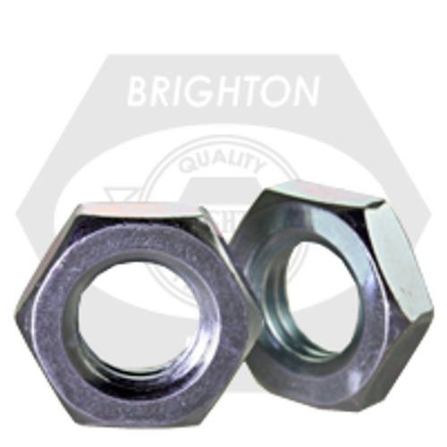 M24-3.00 Hex Jam Nuts, Zinc Cr+3, Class 04, Coarse, DIN 439B / ISO 4035, Qty 25