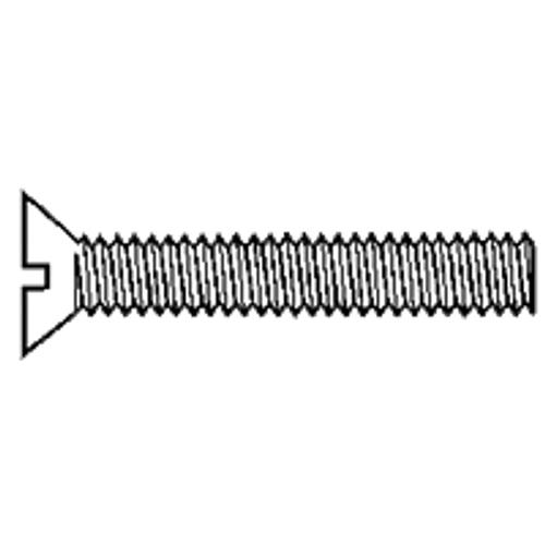 3/8"-16 x 3" Machine Screw, Brass, Slotted Round Head, Qty 100