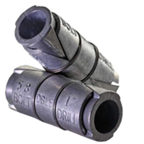 3/8" Expansion Shield Anchor Double, Zinc Alloy, Qty 50