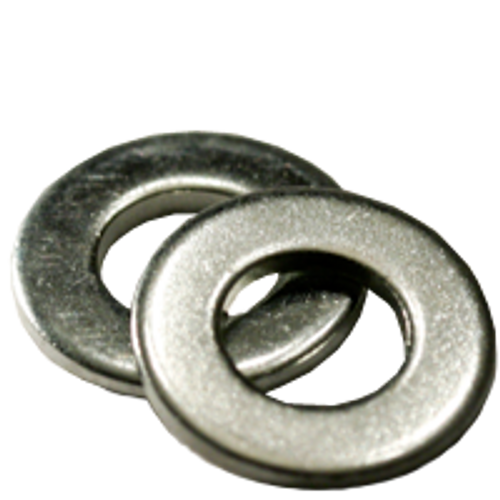 7/16" SAE Flat Washers, Zinc Cr+3, Low Carbon, Qty 5