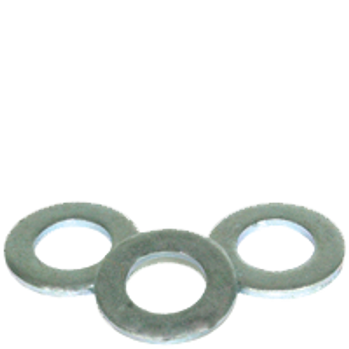 M5 Flat Washers, Zinc Cr+3, Narrow, Thru-Hardened, Qty 400