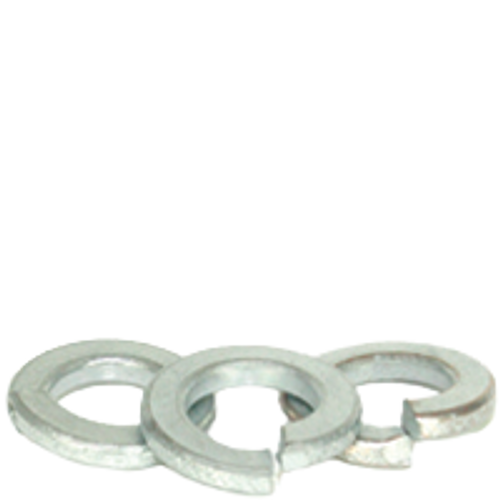 M4 Split Lock Washers, Zinc-Blue Cr+3, Thru-Hardened, DIN 127B, Qty 100