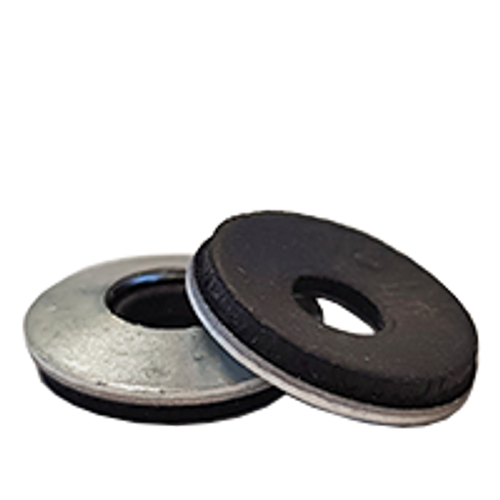 #12 x 9/16" Bonded Sealing Washer, Zinc, Qty 500