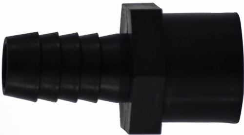 Midland Metal 33049P Adapter, 1 in Hose Barbed x 3/4 in FIP, Polypropylene