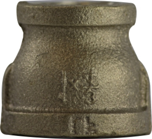 Midland Metal 44463LF Reducing Coupling, 3 in FPT x 2-1/2 in FPT, Bronze