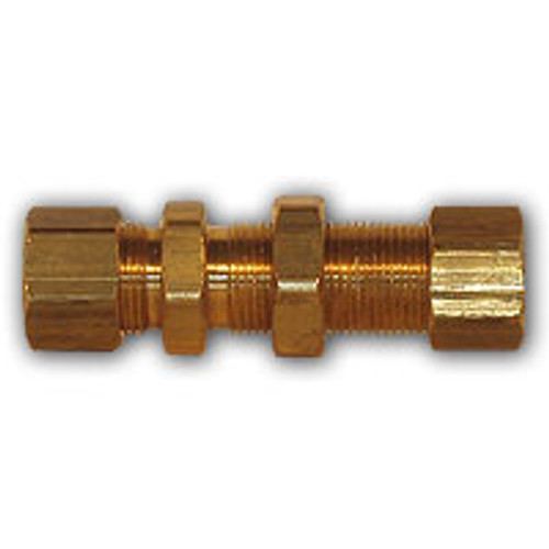 Midland Metal 1/4 OD COMPRESSION BULKHEAD - 62BH-4