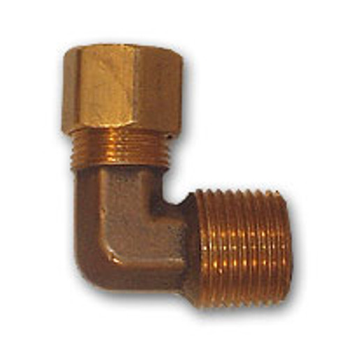 Midland Metal 3/8 OD X 1/2 MPT FORGED ELBOW - 69F-68