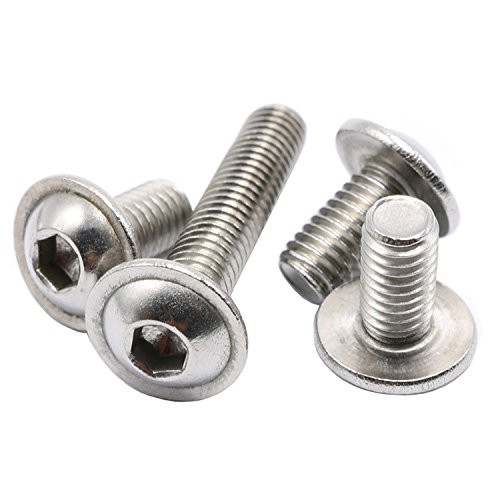 M4 x 0.70mm X 16mm Flanged Button Head Cap Screw 316 Stainless PK 50