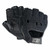 OCCUNOMIX GLOVES HALF-FINGER MESHBACK LTHER PALM WHITE 2X OK-NWGS-BLK-S