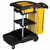 RUBBERMAID COMMERCIAL BLACK HIGH SECURITY JANITOR CART FG9T7200BLA