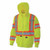 PIONEER 6941U HV Y/G FLEECE HOODIE L V1060560U-4XL