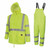 PIONEER 5619U HI-VIZ RAINSUIT GREEN V1080360U-4XL