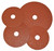 Alfa Tools FD61955 4 1/2" x 7/8 60 Grit Aluminum Oxide Resin Fibre Disc, 25 Pack