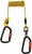 DBI-SALA Coil Tether,11-13/16" W,4" L,PK10 1500160