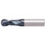 Alfa Tools SCB61372AL 5/32 x 3/16 2 Flute Ball Single End Altin Carbide End Mil