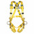 MSA HARNESS  COATED WEB  BACK D  HIP D  STD