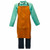 STANCO 24" X 36" GOLD BAND LEATHER BIB APRON