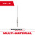 Milwaukee 48-20-8876 3/16" x 6" SHOCKWAVE Carbide Multi-Material Drill Bit for Concrete Screws