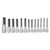 BONDHUS 13PC STAR PROHOLD SOCKETBIT SET 2" WITH SOCKETS