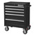 WESTWARD Rolling Cabinet,26-11/16"W x 18"D,Black 32H895